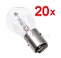 20x Bilux Lampe Birne Gl�hlampe Gl�hbirne 12V 35/35W Ba20d