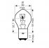 2x Bilux Lampe Birne Gl�hlampe Gl�hbirne 12V 35/35W Ba20d