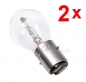 2x Bilux Lampe Birne Gl�hlampe Gl�hbirne 12V 35/35W Ba20d