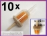 10x BENZINFILTER � 6-8 f�r Roller Motorrad Quad ATV Kart Auto