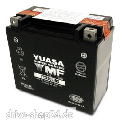 YTX20L-BS 12V / 18Ah  YUASA Batterie