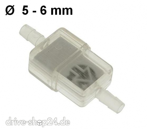 BENZINFILTER � 5-6 uni. f�r Roller, Pocket Bike, KRAD, Quad, ATV