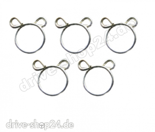 5x BENZINSCHLAUCHSCHELLEN 8mm Clips / Klemmen f�r Benzinschlauch