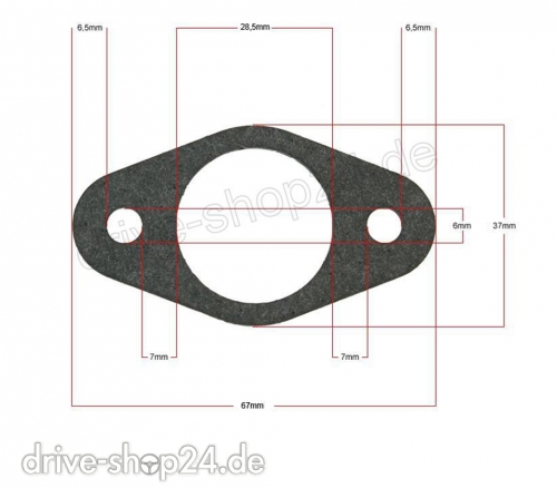 Auspuff KR�MMERDICHTUNG [standard] Dichtung St�rke: 1,5mm