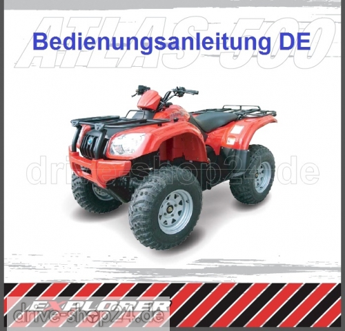 Bedienungsanleitung Scheckheft f�r EXPLORER Atlas 500 2x4 COMP. S/W KOPIERT auf DIN A4