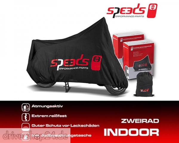 Speeds ABDECKPLANE Indoor Zweirad-Garage Schutz-Plane f�r Motorrad Roller Gr��e M-XXL