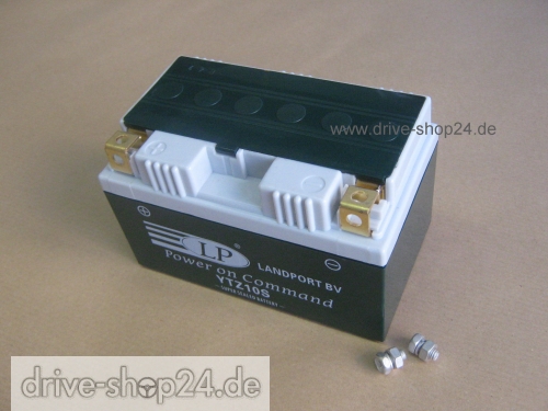 YTZ10-S 12V / 9Ah LANDPORT Gelbatterie Batterie Akku