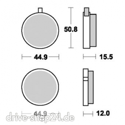 MCB014 Lucas-TRW Scheiben-Bremsbelag