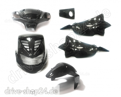 BODY-SET Lack-VerkleidungsSATZ SCHWARZ f�r ATU Explorer SPIN GE50 - Cracker B05