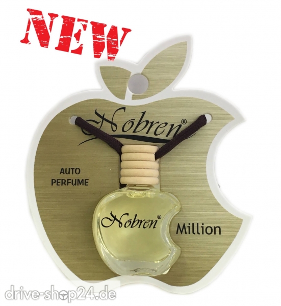 Autoduft MILLION riecht wie das Top-Herrenduft Nobren P7 MEN GOLD BAR Parf�m f�rs Auto S�SS-W�RZIG