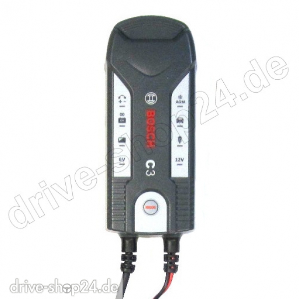 Bosch C3 Ladeger�t f�r Auto- Motorrad- Roller- ATV- Quad- Batterie Batterieladeger�t