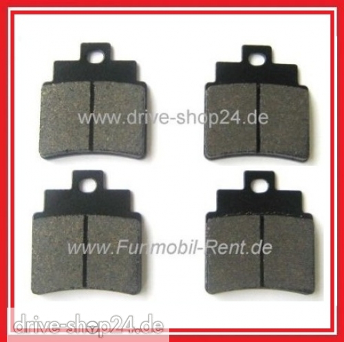Kymco MXU KXR Maxxer 250-300 BREMSKL�TZE Bremsbel�ge HINTEN