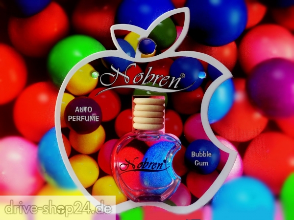 Autoduft BUBBLE GUM fruchtiger Kaugummi Geruch Nobren Auto Parf�m Lufterfrischer Duft Anh�nger