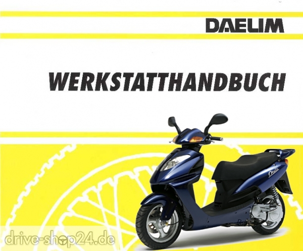 Werkstatt-Handbuch Reparaturanleitung f�r DAELIM Otello SG125 VERGASER S/W KOPIERT