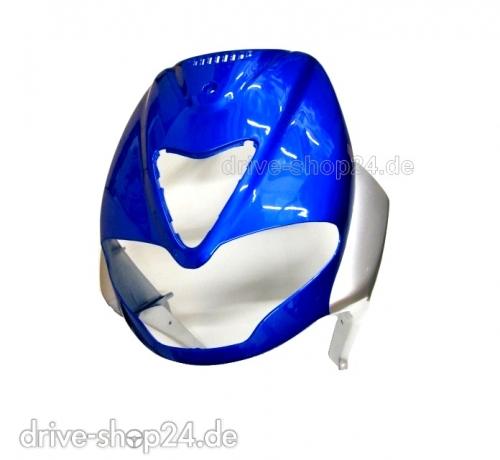 Frontverkleidung BLAU-SILBER CPI Hussar KEEWAY RY8 BENZHOU...
