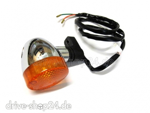 DAELIM VL 125 Daystar BLINKER komplett hinten links chrom-gelb