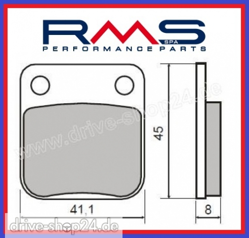 B510] RIVERO Phoenix 50 125 bis 2010 BREMSKL�TZE VORNE