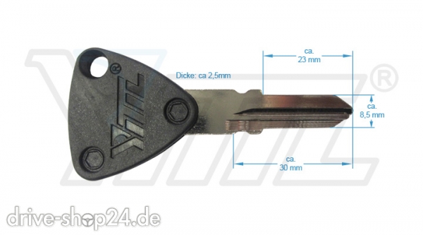 YITIL Schl�sselROHLING f�r PEUGEOT Speedfight Vivacity Elyseo Elystar...