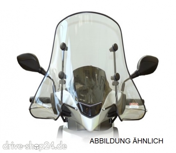WINDSCHILD hohe Scheibe mit Gutachten f�r DAELIM Otello 125 Fi U3 SA7