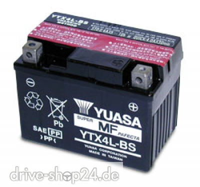 YTX4L-BS 12V / 3Ah  YUASA Batterie