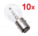 10x Bilux Lampe Birne Gl�hlampe Gl�hbirne 12V 35/35W Ba20d