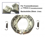 962] Bremsbacken f�r 50 er CPI Popcorn RIVERO Phoenix B05 Explorer Cracker Spin Race hinten