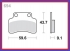 CPI Aragon Basic,S-Line,GP 25-45-50 BREMSKL�TZE Bremsbel�ge VORN