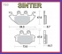 ADLY Canyon 280 320 SINTER BREMSKL�TZE Bremsbel�ge VORNE