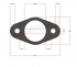 Auspuff KR�MMERDICHTUNG [standard] Dichtung St�rke: 1,5mm
