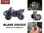 Werkstatt-Handbuch Reparaturanleitung f�r TGB Blade 525 / 550 S/W KOPIERT auf DIN-A4